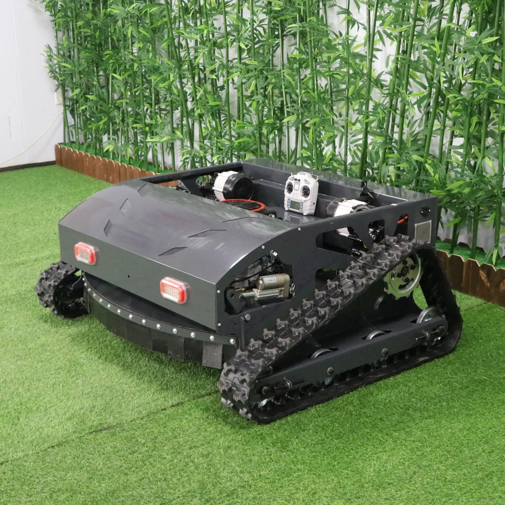 Tracked mower for estate maintenance