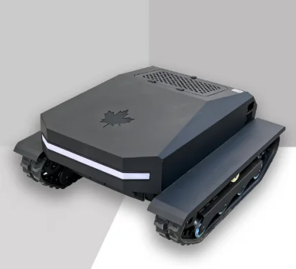 Tracked mower for park maintenance